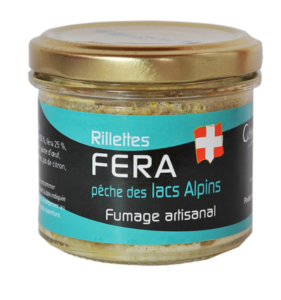 Rillettes de féra fumée au bois de Chêne et de Hêtre