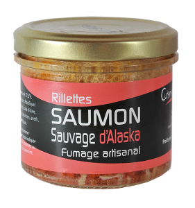 Rillettes de saumon sauvage d'Alaska fumées