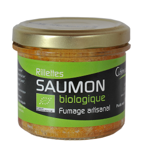 Rillettes de saumon biologique 90g