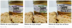Achat rillettes carpe