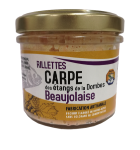 Pot de rillettes de Carpe Beaujolaise 90g