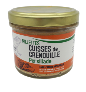 Verrine de rillettes de Cuisses de Grenouilles persillade 90g