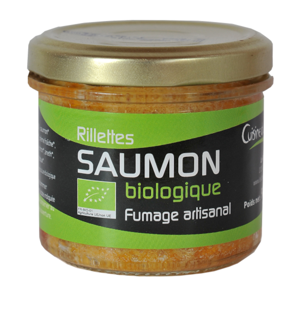 Verrine de rillettes de Saumon fumé biologique 90g