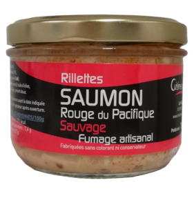 Verrine de rillettes de Saumon Sauvage d'Alaska 180g