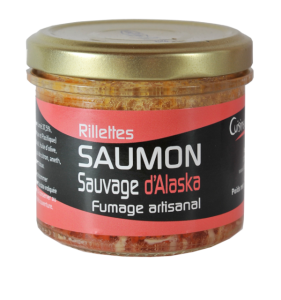 Verrine de rillettes de Saumon Sauvage d'Alaska fumé 90g