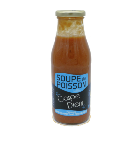 Soupe de poisson de carpe des étangs de la Dombes